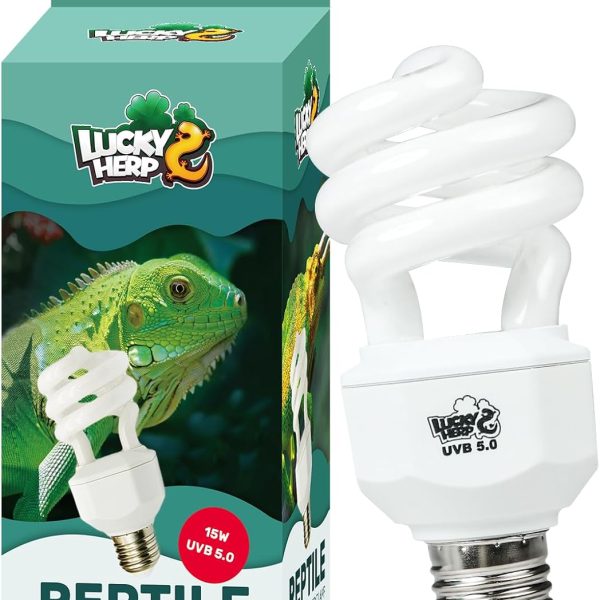 Lucky Herp Tropical Reptile Light    UVA UVB 5.0-15 W